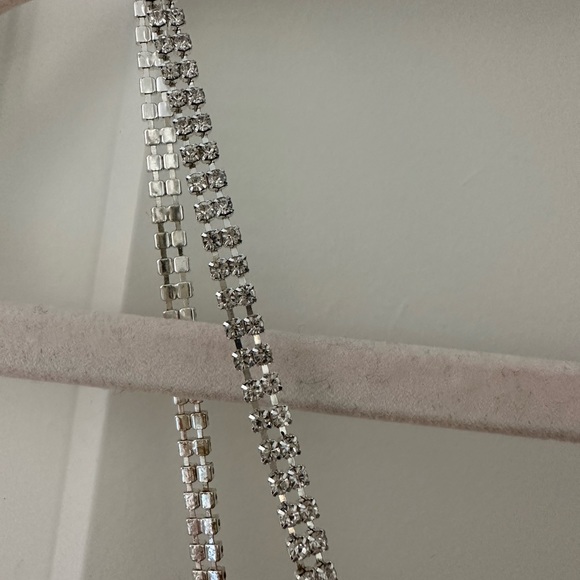 Chartreuse Rhinestone Crop Top - Picture 4 of 8